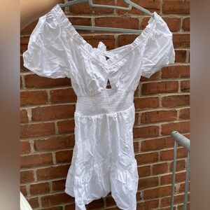 White Off Shoulder Dress